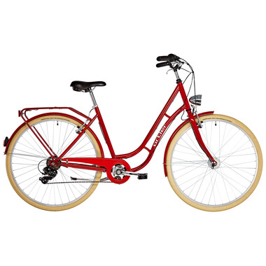 Bicicleta holandesa ORTLER DETROIT EQ WAVE Alu Rojo 2019 0